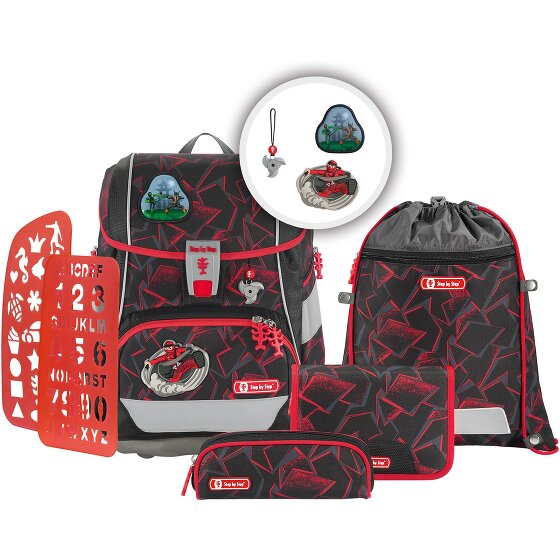 Step by Step Set di borse scuola 2in1 Plus 6 pezzi.