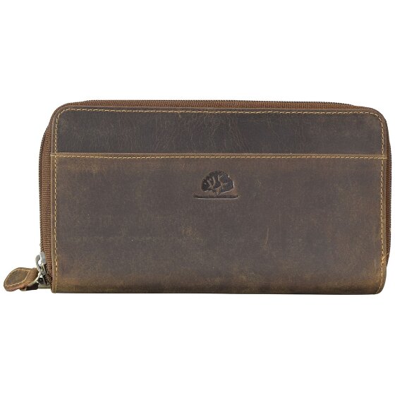 Greenburry Portafoglio vintage in pelle 20 cm