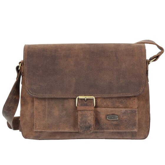 Harold's Messenger antico 32 cm in pelle Scomparto per laptop