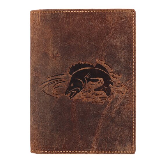 Greenburry Portadocumenti vintage in pelle 12 cm