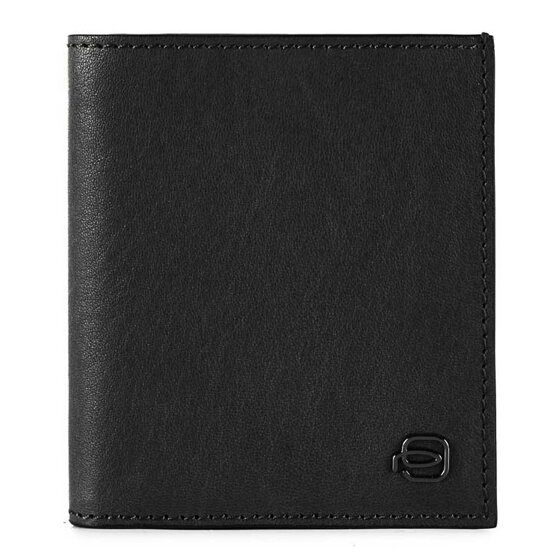 Piquadro Black Square Custodia per carta di credito Protezione RFID Pelle 9 cm