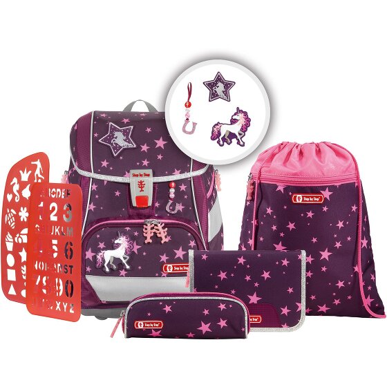 Step by Step Set di borse scuola 2in1 Plus 6 pezzi.