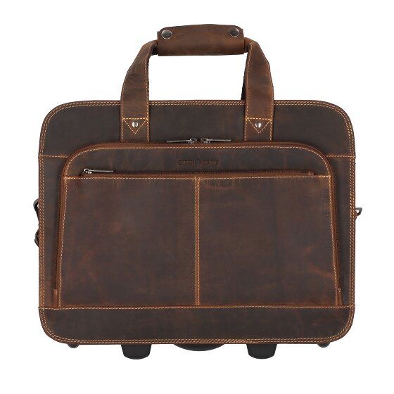 Greenburry Vintage 2 ruote Carrello business 33 cm Scomparto per laptop