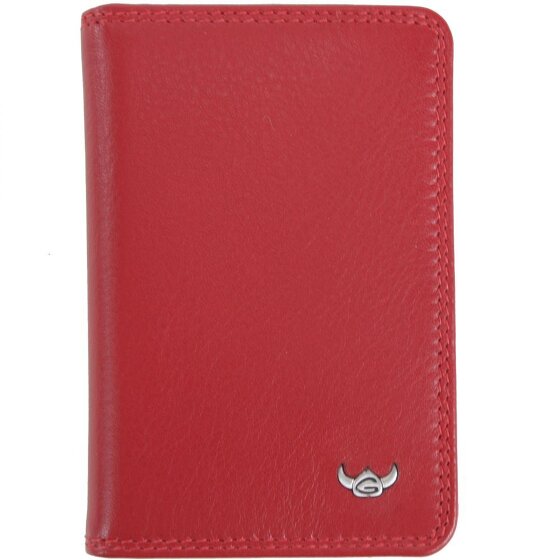 Golden Head Polo Porta carte di credito in pelle 6 cm
