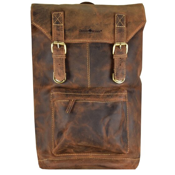 Greenburry Zaino vintage retrò in pelle 42 cm