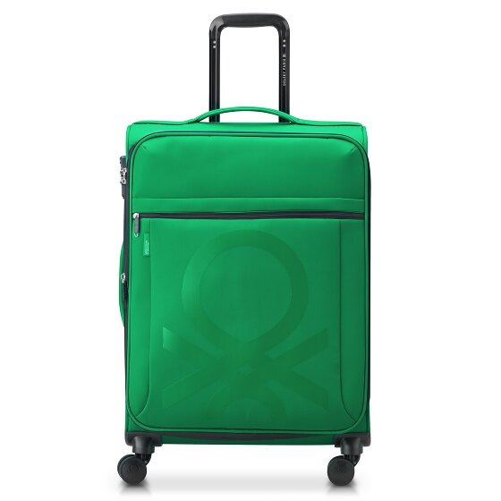 Delsey Paris x United Colors of Benetton Colour Bock Trolley a 4 ruote da 67 cm con piega elastica