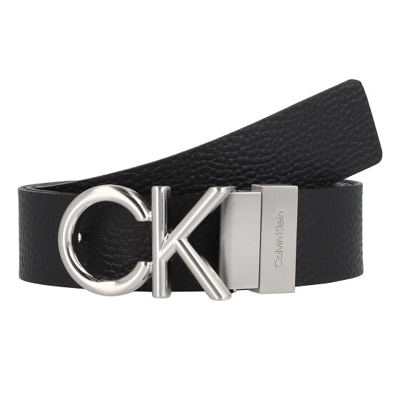 Calvin Klein CK Metal Bombe Cintura Vera Pelle