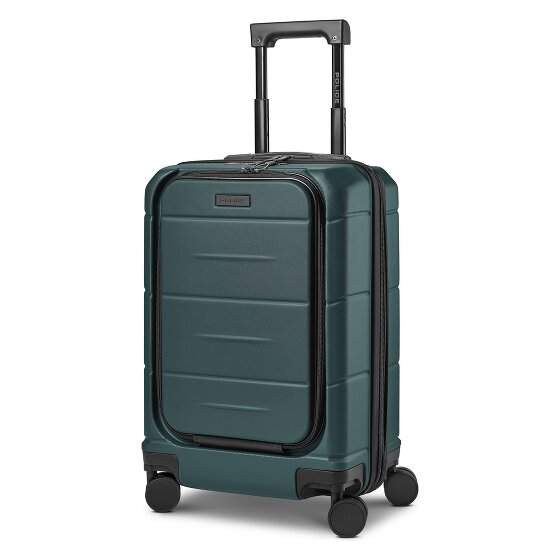 Police London 4 ruote Trolley cabina 55 cm Vano porta PC espandibile