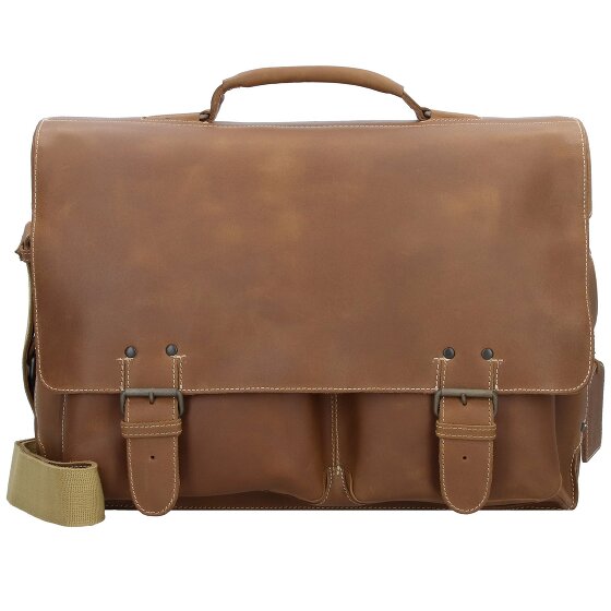 aunts & uncles Hunter Jack Messenger in pelle 45 cm Scomparto per laptop