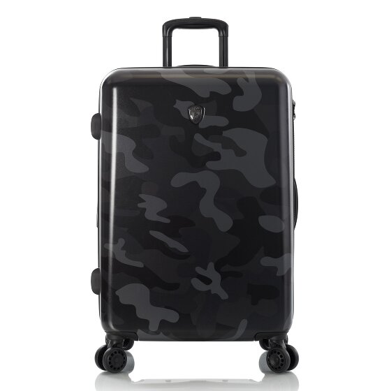 Heys Black Camo 4 ruote Carrello M 66 cm con piega di espansione
