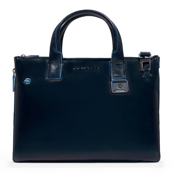 Piquadro Blue Square Borsa shopper Pelle 38 cm Scomparto per laptop con piega di espansione