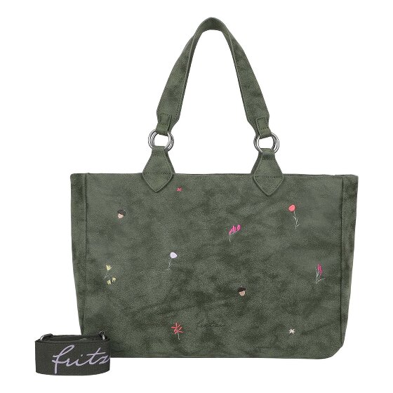 Fritzi aus Preußen Izzy Vintage Limited Embro Bloom Borsa a spalla 42 cm