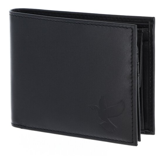 oxmox Leather Portafoglio Protezione RFID Vera Pelle 12 cm