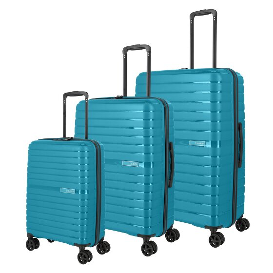 Travelite Trient 4 ruote Set di valigie 3 pezzi