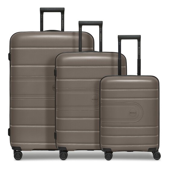 Redolz Essentials 11 4 ruote Set di valigie 3 pezzi con piega di espansione
