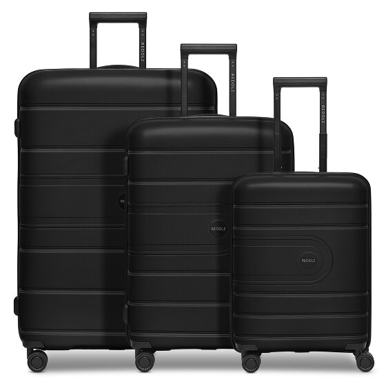 Redolz Essentials 11 4 ruote Set di valigie 3 pezzi con piega di espansione