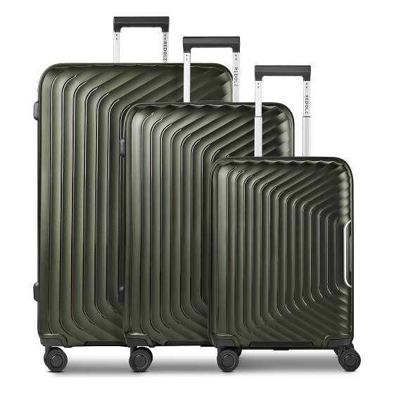 Redolz Essentials 01 4 ruote Set di valigie 3 pezzi espandibile