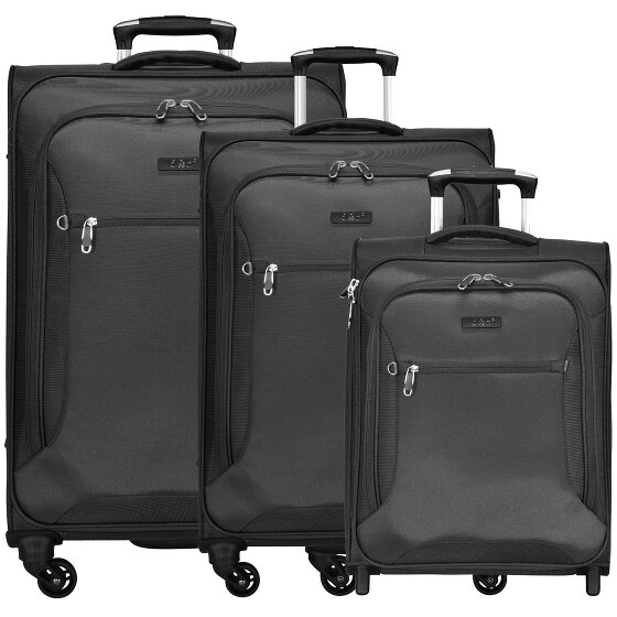 d&n Travel Line 6400 Set di valigie a 2-4 rulli 3 pezzi. d&n Travel Line 6400 Set di valigie a 2-4 rulli 3 pezzi.