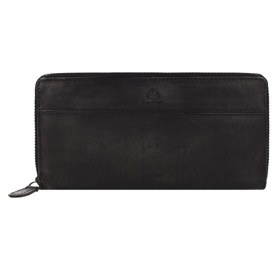 Greenburry Destressed Portafoglio Protezione RFID Pelle 19 cm