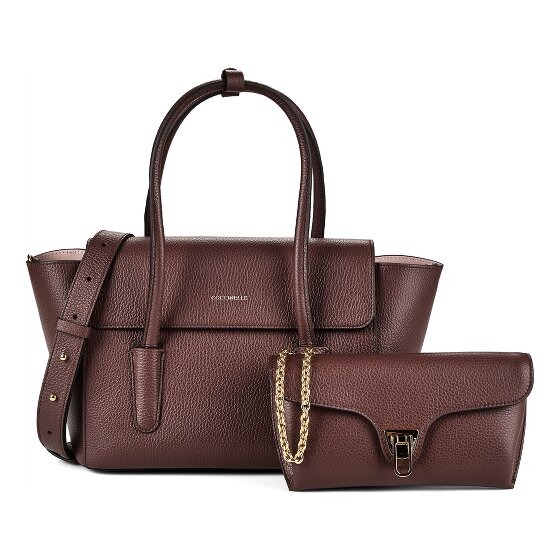 Coccinelle Double Beat Borsa a spalla Vera Pelle 31 cm