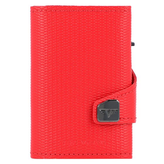 Tru Virtu Custodia per carte di credito RFID in pelle 6,5 cm