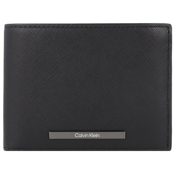 Calvin Klein Modern Bar Portafoglio Protezione RFID Pelle 12.5 cm