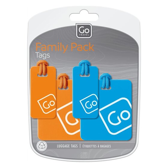 Go Travel Set di etichette con indirizzo 4 pezzi.