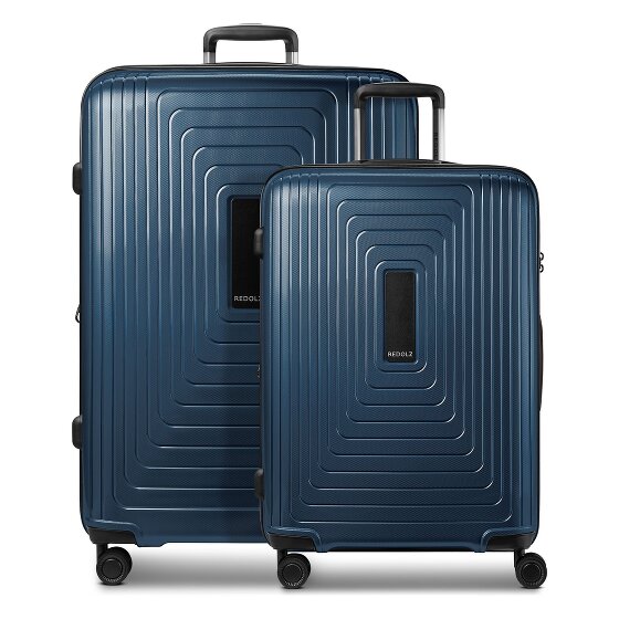 Redolz Essentials 14 4 ruote Set di valigie 2 pezzi espandibile
