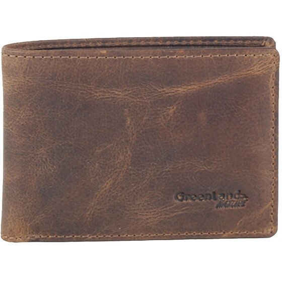 Greenland Nature Portafoglio Montana in pelle 10,5 cm