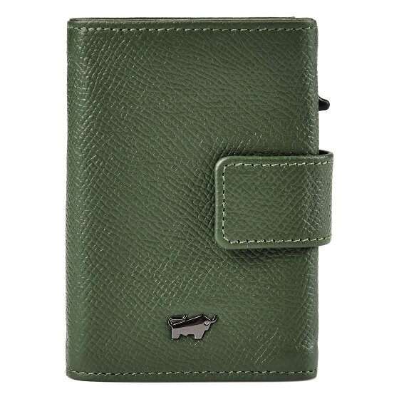 Braun Büffel Robin Custodia per carta di credito Protezione RFID Vera Pelle 7.5 cm