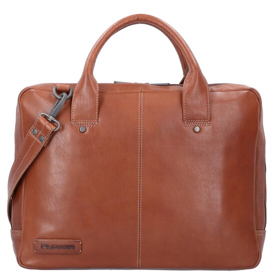 Plevier Navigator Tacan Valigetta Pelle 36 cm Scomparto per laptop