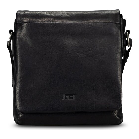 Jost Glasgow Borsa a tracolla S Protezione RFID Vera Pelle 23 cm