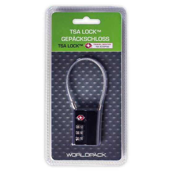 Worldpack Reiseaccessoires Lucchetto per bagagli con chiusura a combinazione 9.5 cm