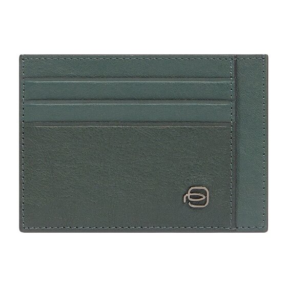 Piquadro Black Square Custodia per carta di credito Pelle 11 cm