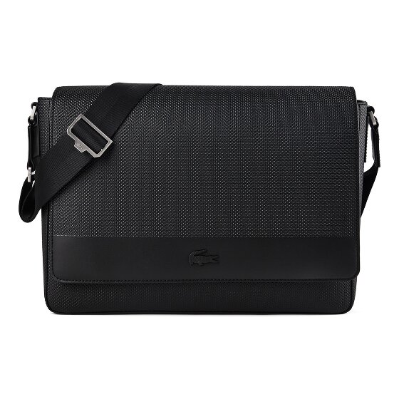 Lacoste Chantaco Cartella Messenger Vera Pelle 35 cm