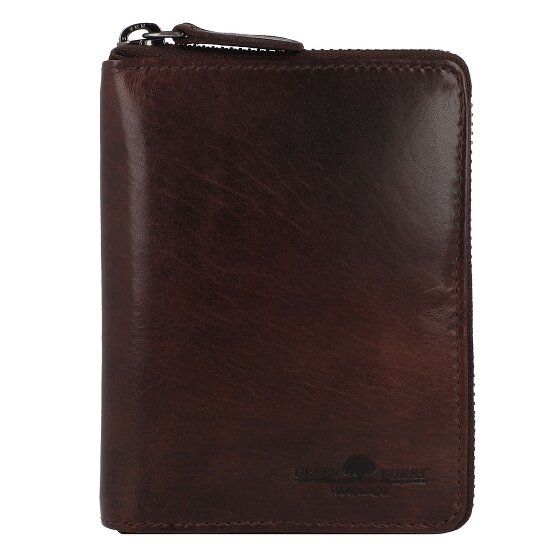 Greenburry Newport Portafoglio Protezione RFID Pelle 13 cm