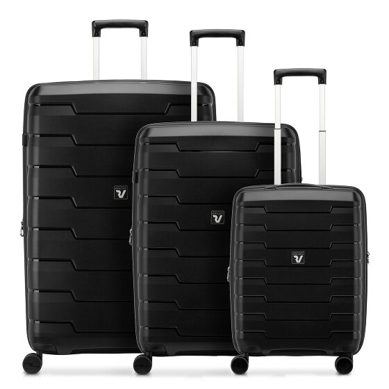 Roncato Skyline 2.0 4 ruote Set di valigie 3 pezzi con piega di espansione