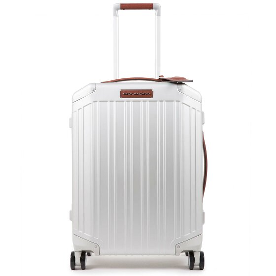 Piquadro Trolley cabina in alluminio a 4 ruote, 55 cm