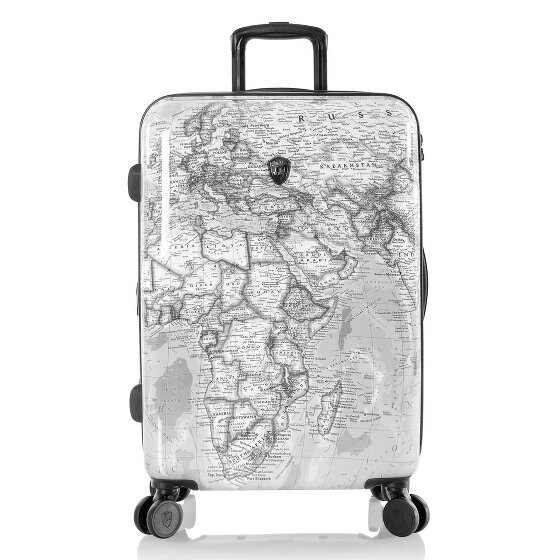 Heys Black Camo 4 ruote Carrello M 66 cm con piega di espansione