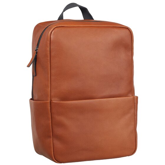 Leonhard Heyden Hamburg Zaino in pelle 40 cm Scomparto per laptop