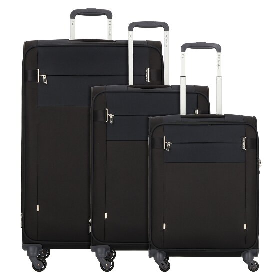 Samsonite Citybeat 4 ruote Set di valigie 3 pezzi con piega di espansione