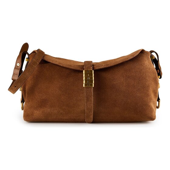 PINKO Saddle Horizontal Borsa a spalla Vera Pelle 34 cm
