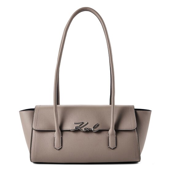 Karl Lagerfeld Signature Borsa a spalla Vera Pelle 37 cm