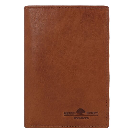 Greenburry Newport Portafoglio Protezione RFID Pelle 12.5 cm