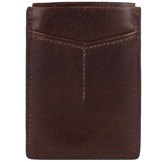 Fossil Derrick Custodia per carte di credito RFID in pelle 7 cm