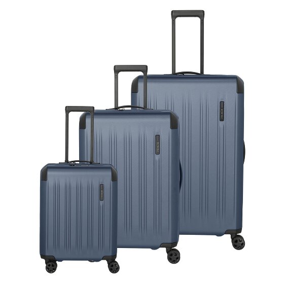 Travelite Dynamiic 4 ruote Set di valigie 3 pezzi con piega di espansione