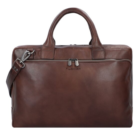 Plevier Vintage Bill Valigetta Pelle 40 cm Scomparto per laptop