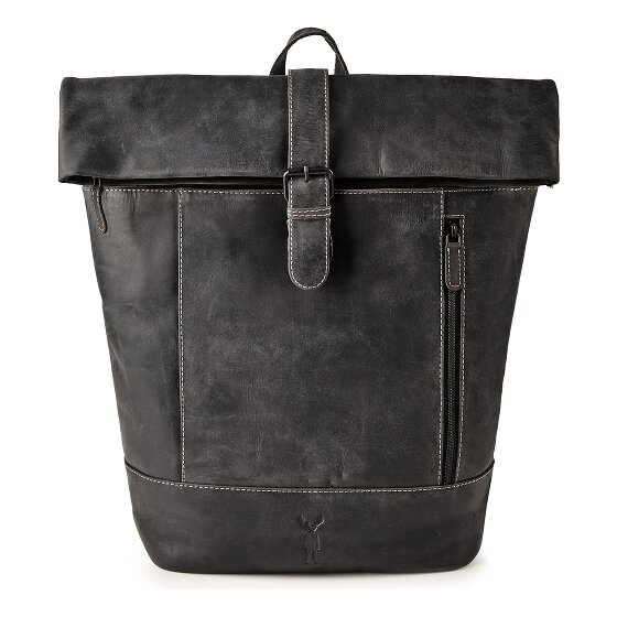 Jack Kinsky Baltimore 15 Zaino da lavoro Vera Pelle 43 cm Vano porta PC