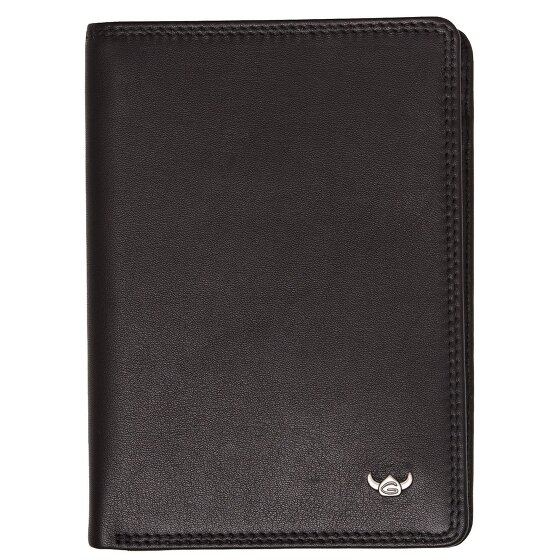 Golden Head Polo Identity Card Case RFID in pelle 9 cm