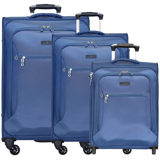 d&n Travel Line 6400 Set di valigie a 2-4 rulli 3 pezzi.